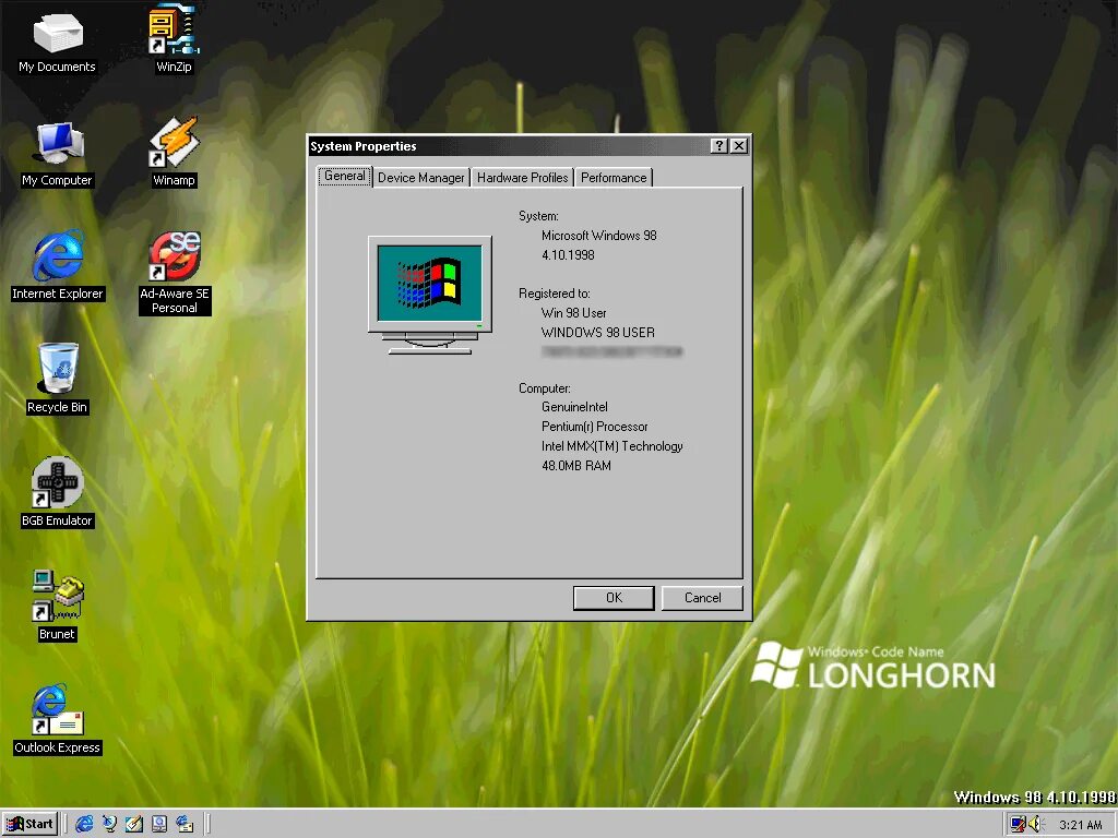 Эмулятор на 32 бита виндовс. Виндовс 1998. эмулятор windows 98. виндовс хр 98. windows 98 1998.