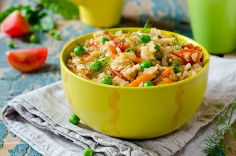 Плов с овощами и мясом