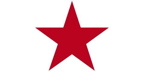 Красная звезда на прозрачном фоне