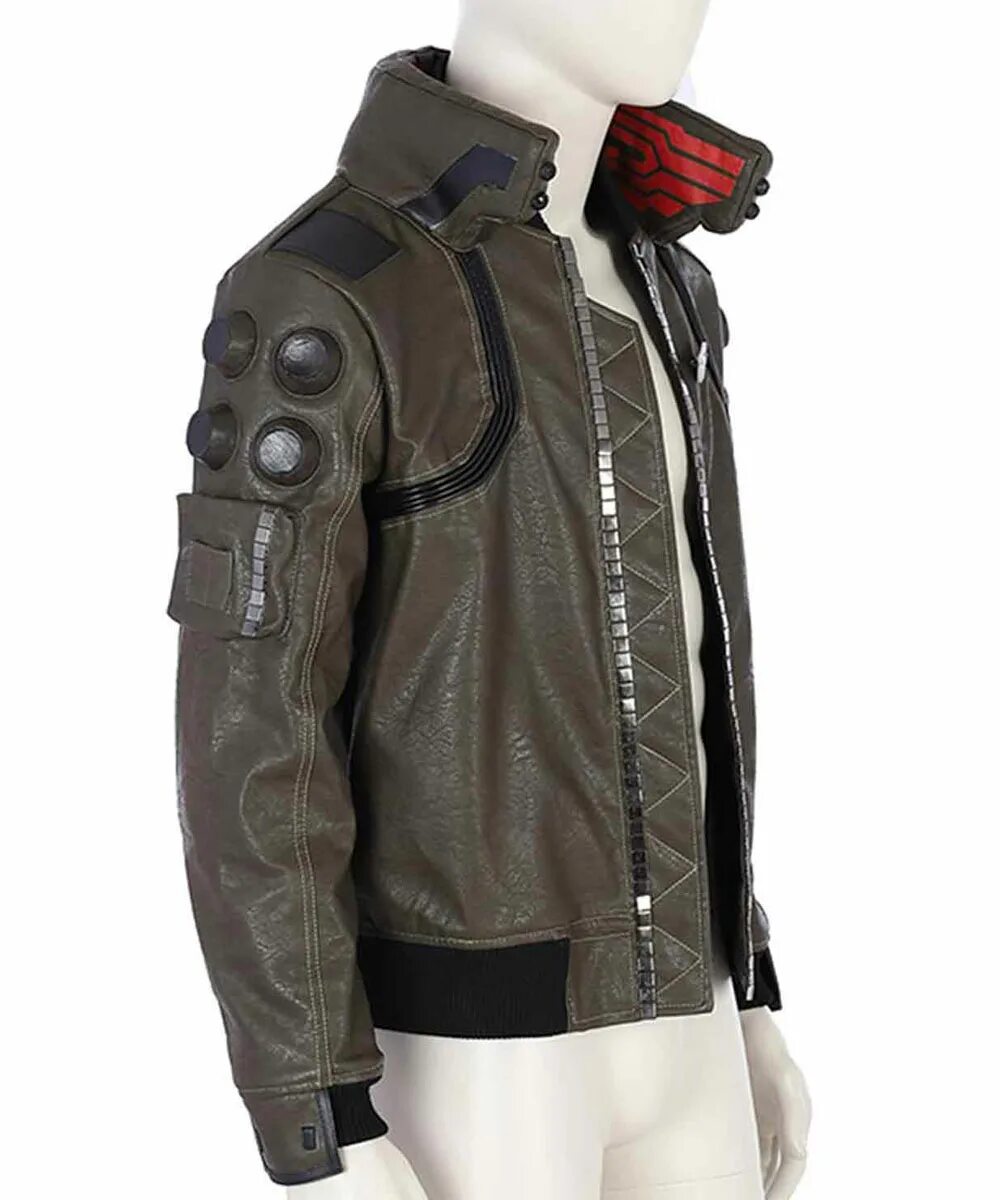 Cyberpunk 2077 Jacket Samurai Character V Leather Jacket 50% OFF