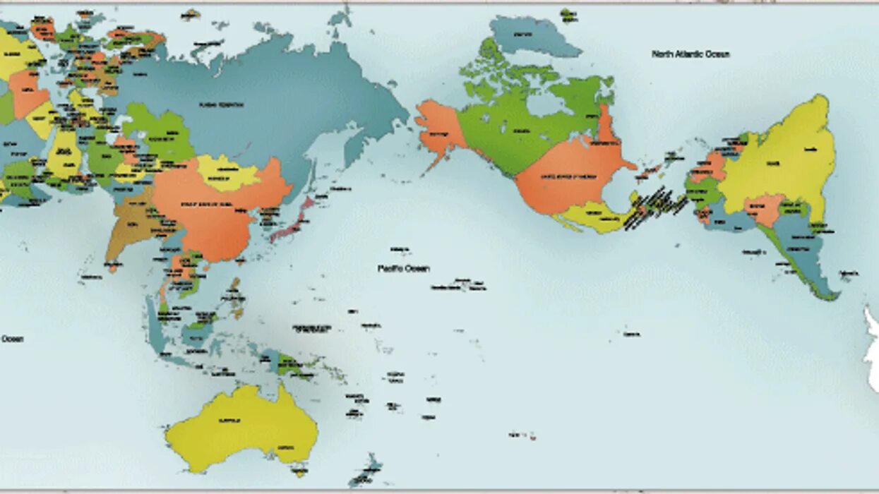 Map of the world for mapping. Map of the world for mapping
