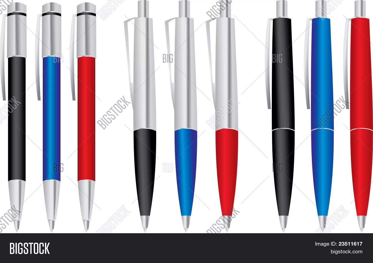 Picture of nine pens. Коллекционные ручки. Nine pens. Nine pens. 0096.