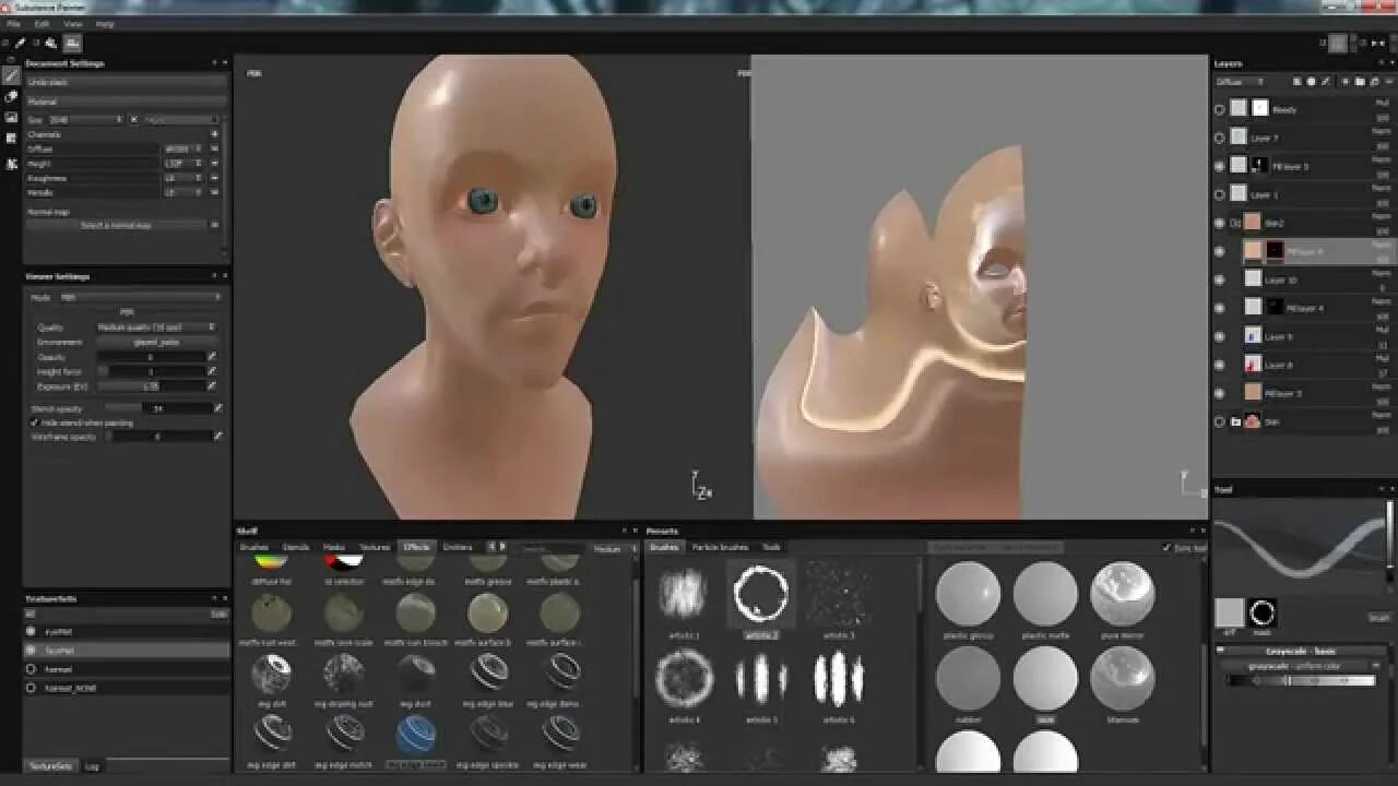 Substance blender. Кисти для блендер скульптинг. скульптинг в блендере для начинающих. скульптинг в blender анатомия. substance painter blender.