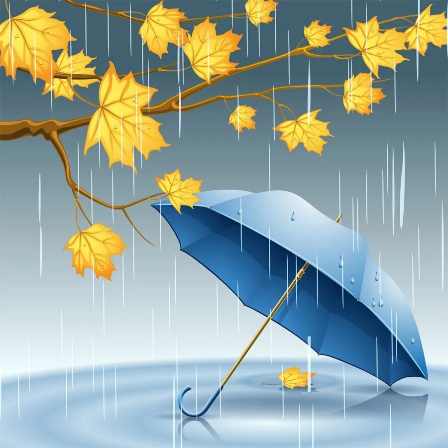 In autumn it is often. Осенний зонтик для детей. Зонтик с листьями. Осенний пейзаж с зонтиком. Осенний фон с зонтиком.