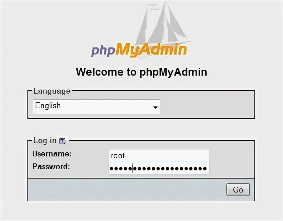 Ok php. PHPMYADMIN.