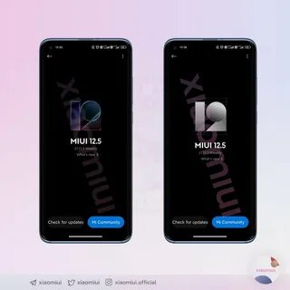 Обновление miui 12.5