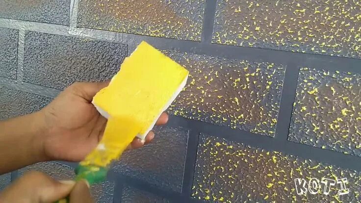 Декор из плиточного клея на стене Como fabricar grafiato para vender: Aprenda o passo a passo Grafiato, Granitina,