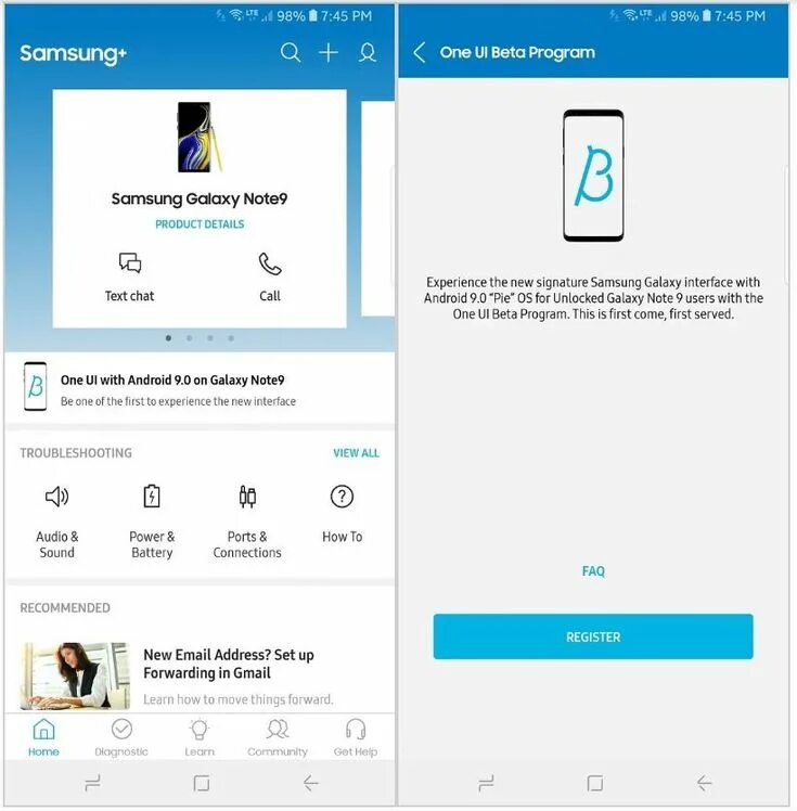 Galaxy note приложения. Samsung s9 one ui. samsung experience vs one ui. android beta program. программа для открыть samsung note 9.