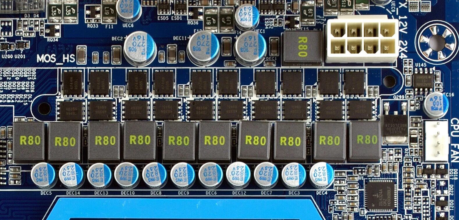 Линии питания процессора. Gigabyte ga-770ta-ud3. Дроссель r80 для материнской платы. Мосфеты VRM. Транзистор на мат плате.