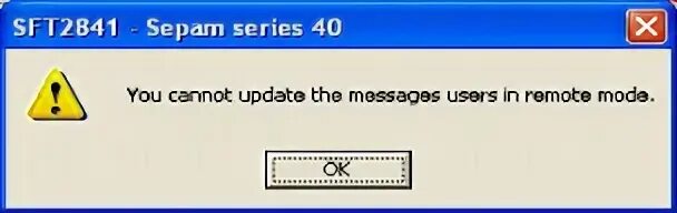 Cannot update