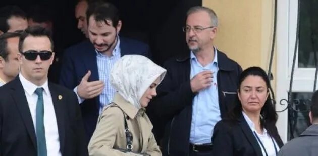 Берат Албайрака с женой. Эсра эрдоган