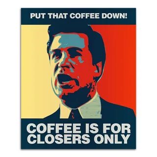 You put in coffee