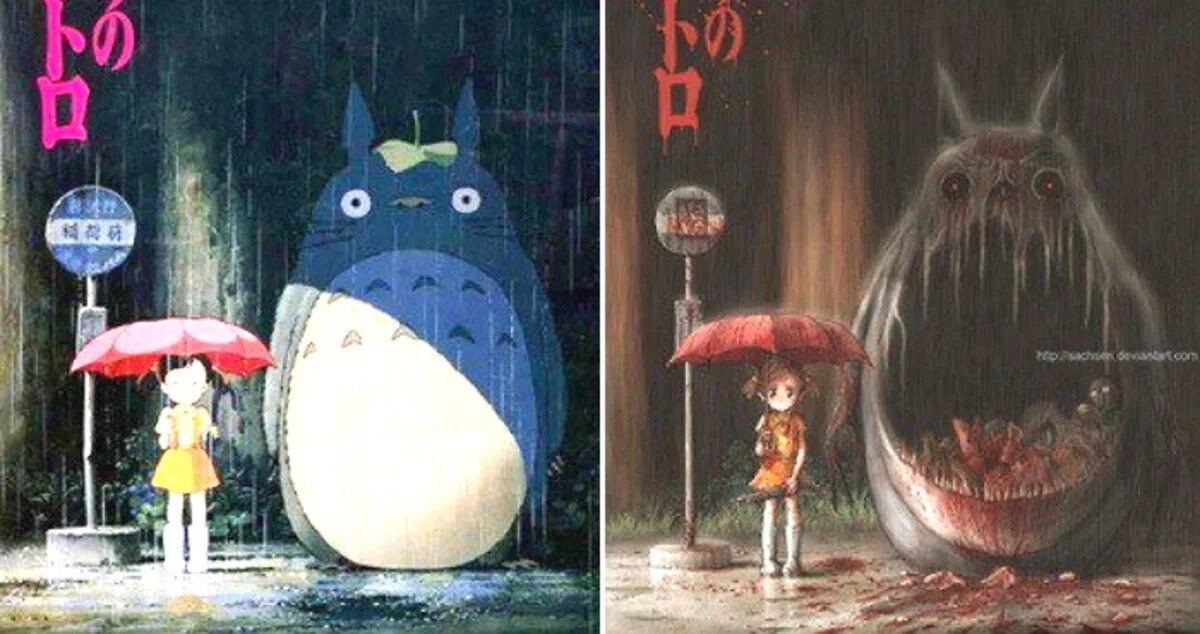Zhu yuan blacked in bar totoro on