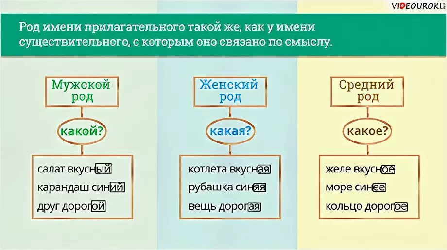 Род прилагательных. Род имён прилагательных 3. Женский род имен прилагательных. На прозрачной воде род имени прилагательного.