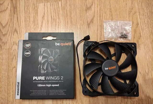 Be quiet! Pure Wings 2 120mm PWM. Вентилятор для корпуса 120mm be quiet! Pure Wings 2 (bl039). Pure Wings 2 120mm. Вентилятор для корпуса be quiet! Pure Wings 2 120mm PWM.