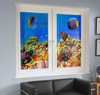 Пластиковые жалюзи с рисунком
