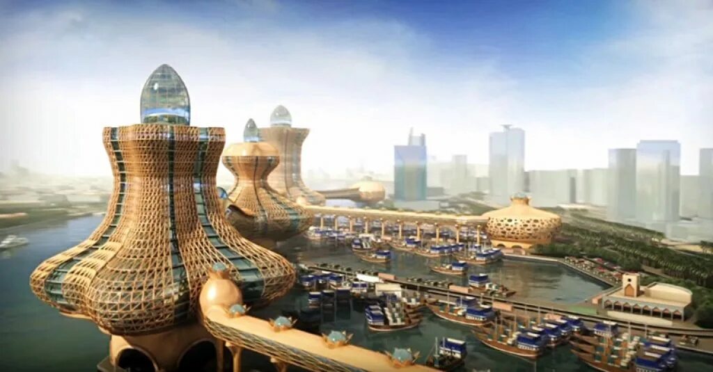 Арабские эмираты будущие. Дубай алладин. Город Аладдина в Дубае. Алладин Сити. Aladdin City Dubai в 2.