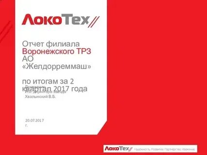Отчет филиала