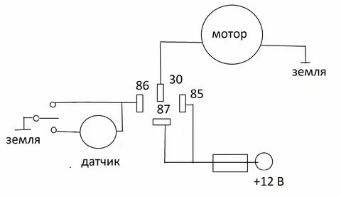 Схема двигателя вентилятора