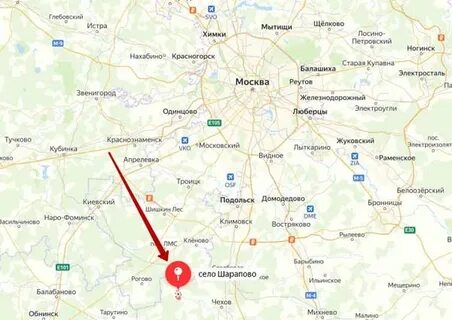 Шарапова московская обл