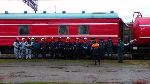 Вагон пожарного поезда