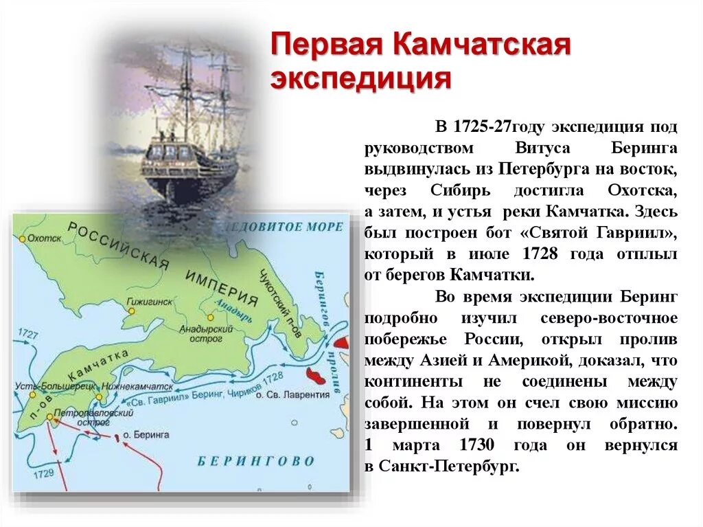 1725 – 1730 Первая Камчатская Экспедиция в. Беринга. Витус Беринг 1 Камчатская Экспедиция. Экспедиция Витуса Беринга в 18 века. Первая Камчатская Экспедиция (1725—1730 гг.). Направление которое возникло в россии