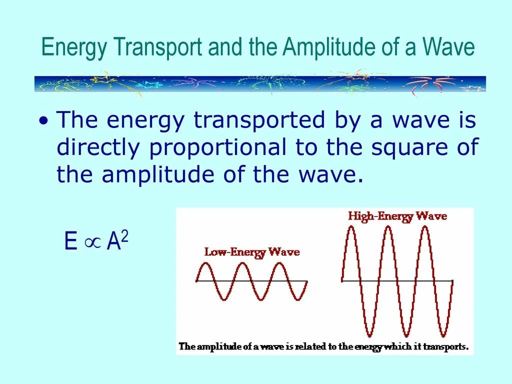 Energy transport