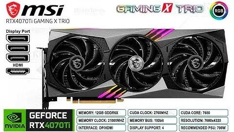 Geforce rtx 4070 ti gaming x trio