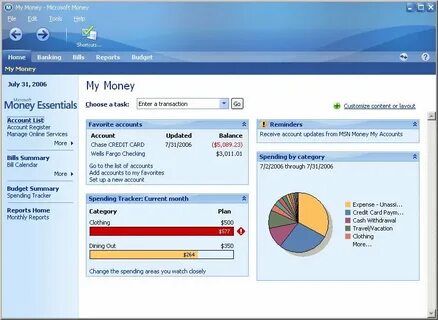 Money software
