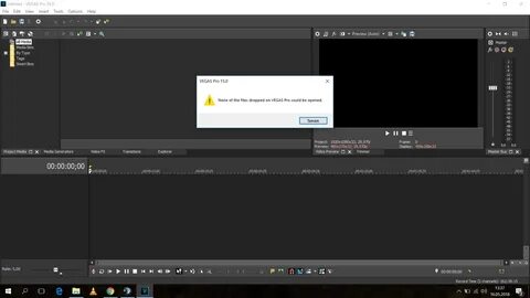 Завис сони вегас как сохранить проект 