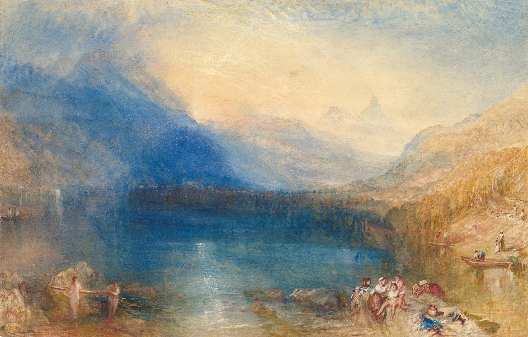Уильям Тернер озеро Цуг. Уильям Тернер (1775-1851). Тернер 18