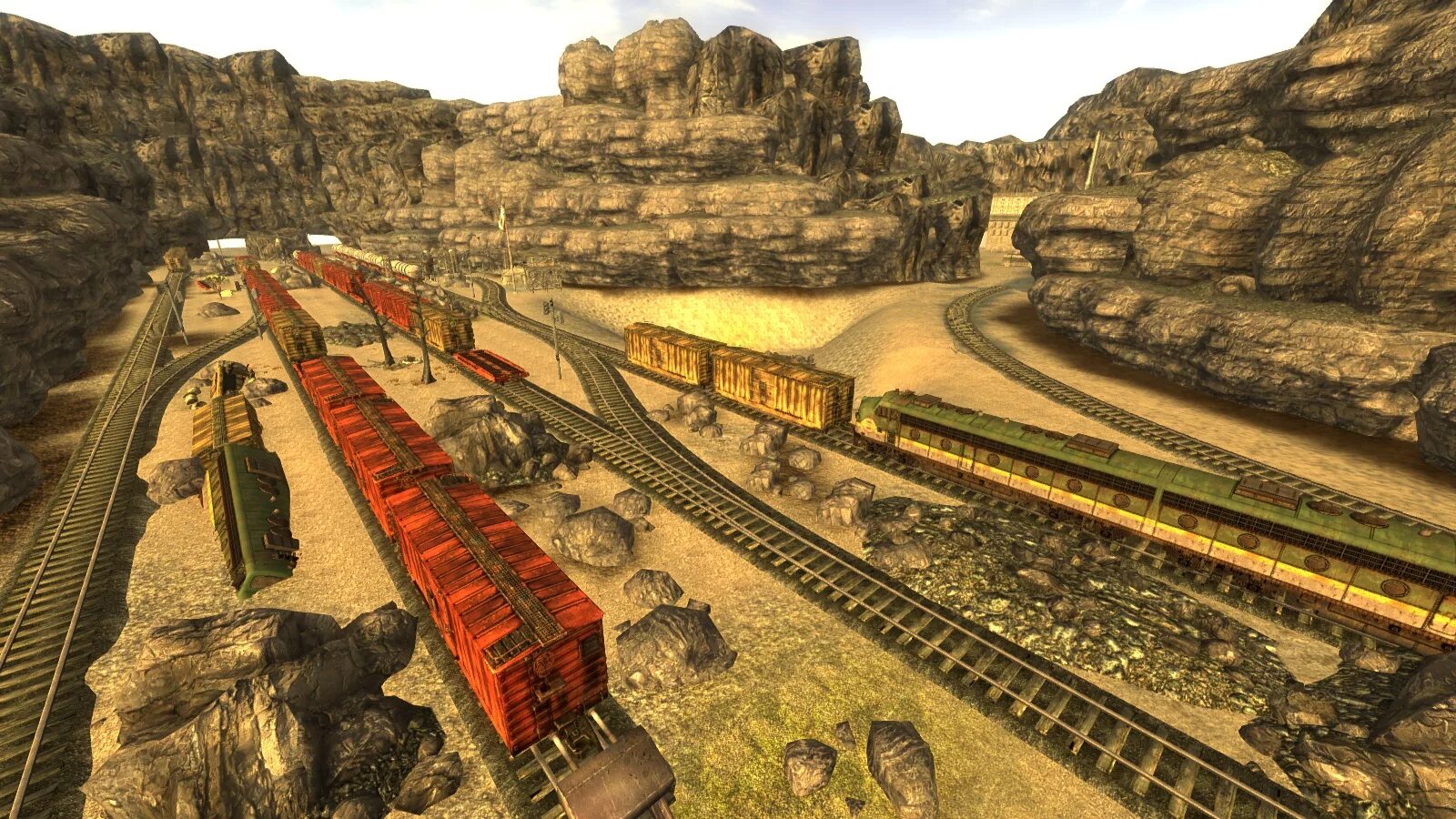 Fallout new vegas road. Железная дорога fallout new vegas. железная дорога фоллаут 4. fallout nv &quot;железно-дорожные поезда&quot;. fallout new vegas монорельс.