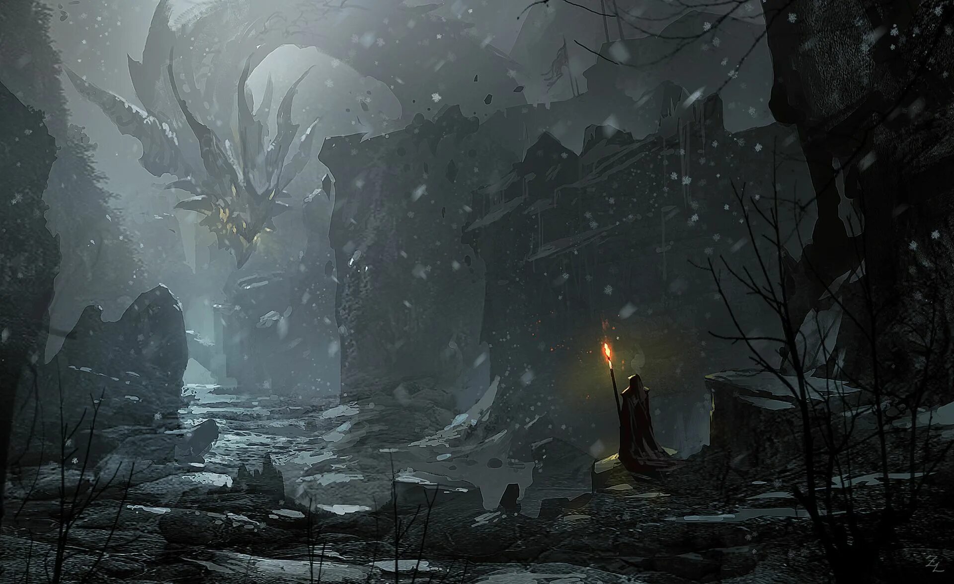 Темное фэнтези. Обои на пк dark fantasy. Темное фэнтези. Одинокий воин. Фон для рабочего стола фэнтези.
