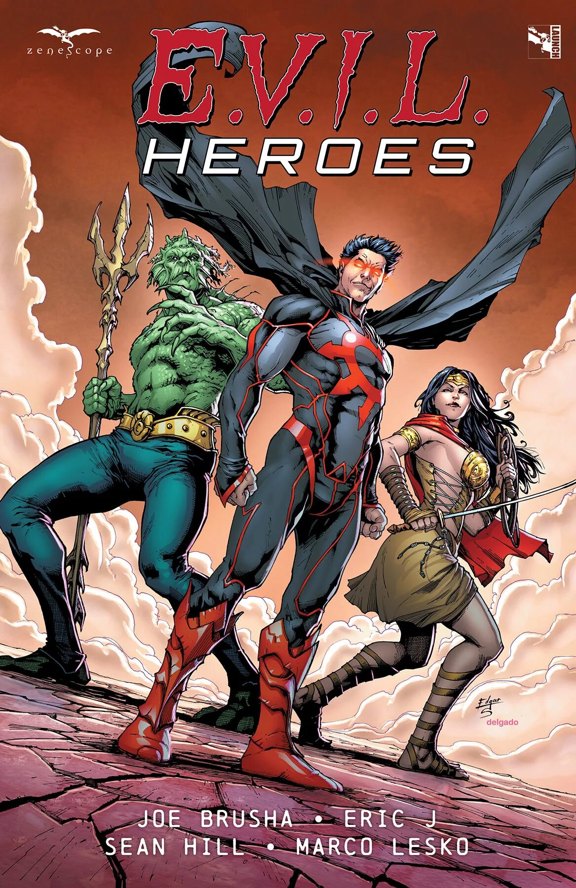 I. Zenescope entertainment evil heroes. E комикс. V. Evil hero.