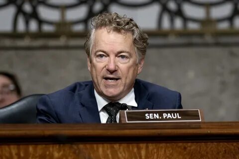 Rand Paul at a Capitol Hill hearing. 