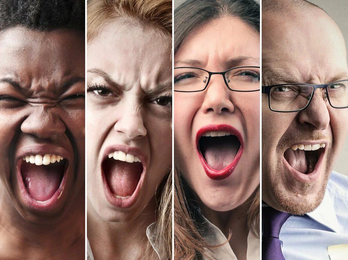 Angry examples