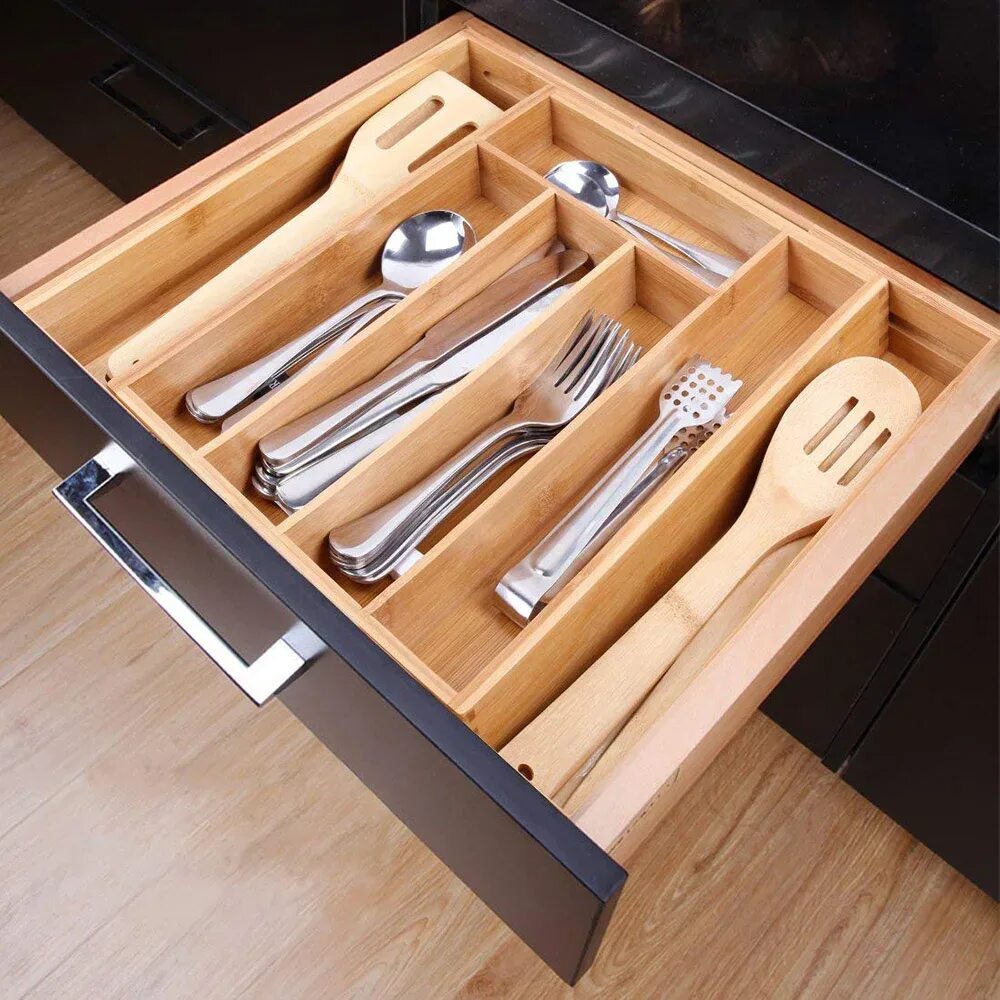 Bamboo Drawers органайзер для столовых приборов 2546. Подставка для столовых приборов Drawer Organizer. Лоток-органайзер для столовых приборов Cutlery Organizer. Органайзер для столовых приборов 52х40 Apollo. Для ложек и вилок лоток в ящик