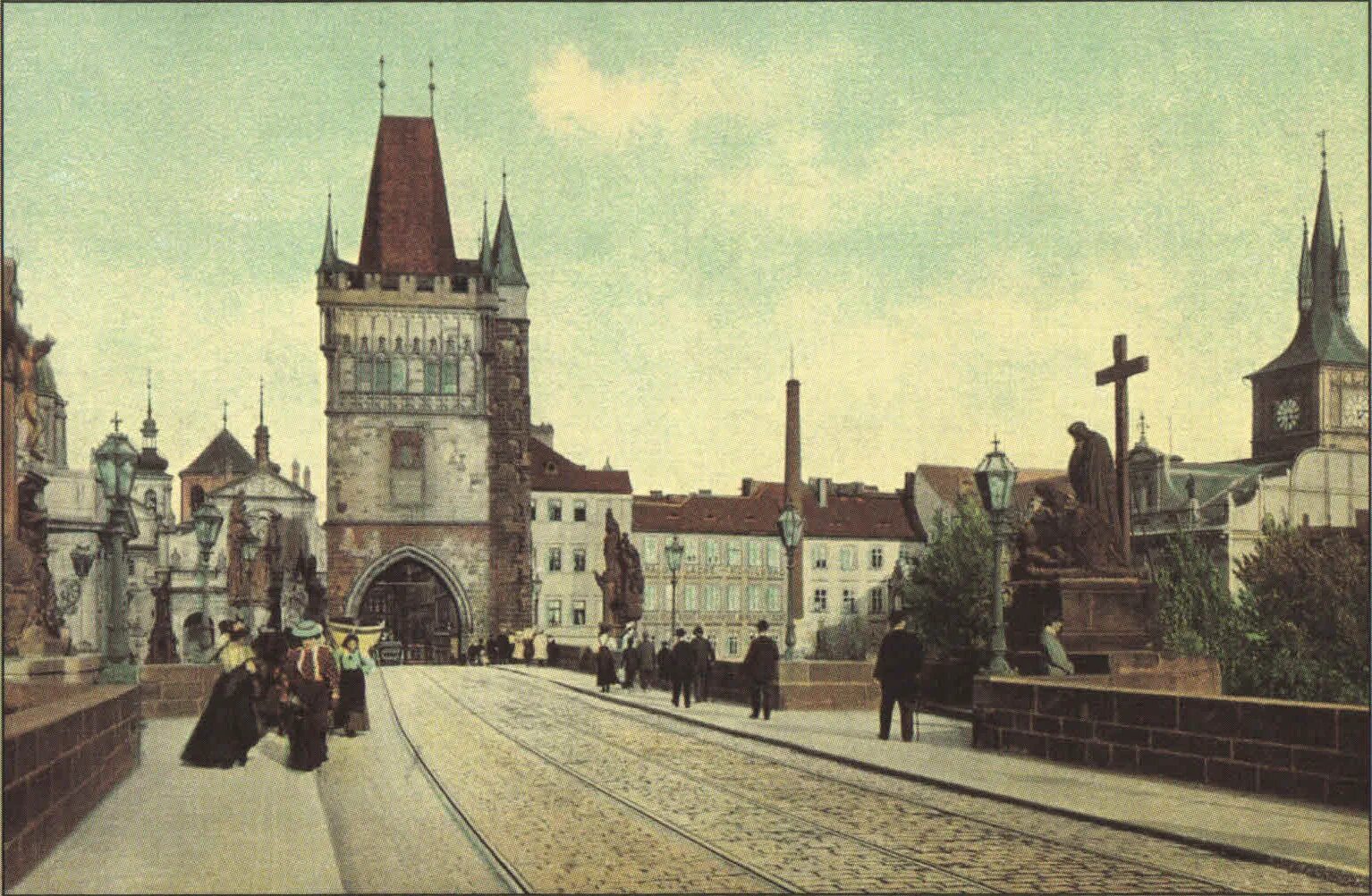 Карлов мост(Прага). Прага 19 век. Прага 20 век. Прага 1900.