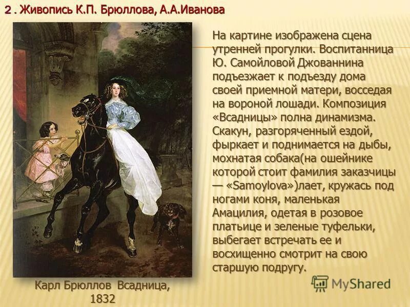 Сочинение описание всадница брюллова. Сочинение описание всадница брюллова