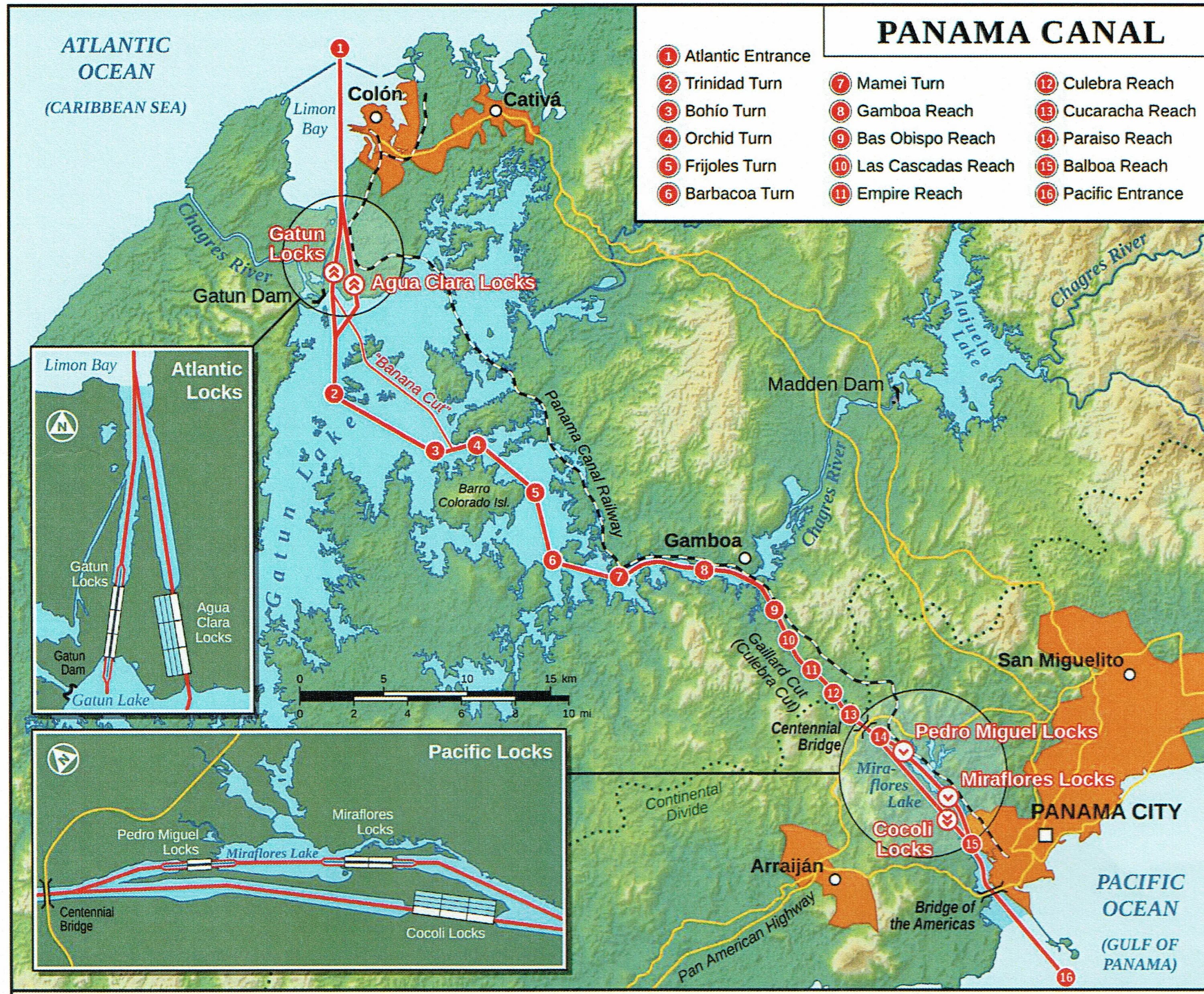 Шлюзы Панамского канала схема. Панамский канал схема. Карта каналов Панамский канал. Суэцкий и Панамский каналы на карте.
