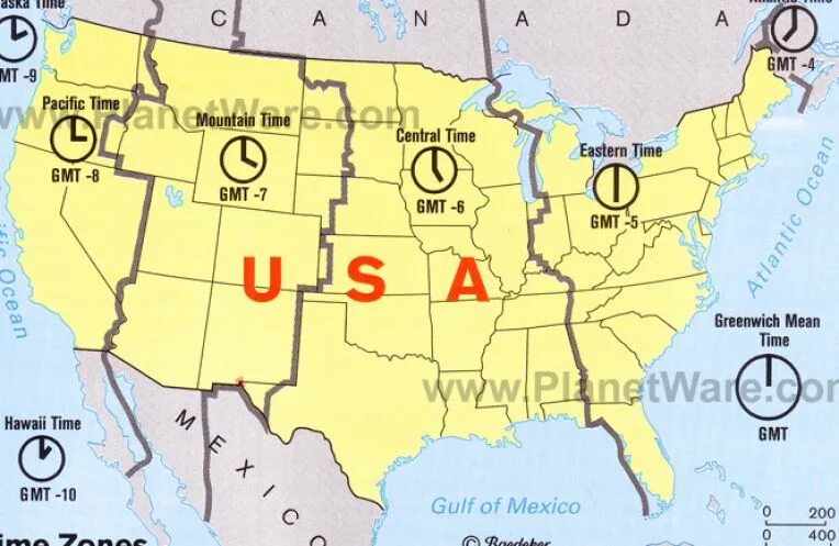Часовые пояса США на карте. Временные зоны США. Часовые пояса в США по Штатам. Временные пояса Америки.