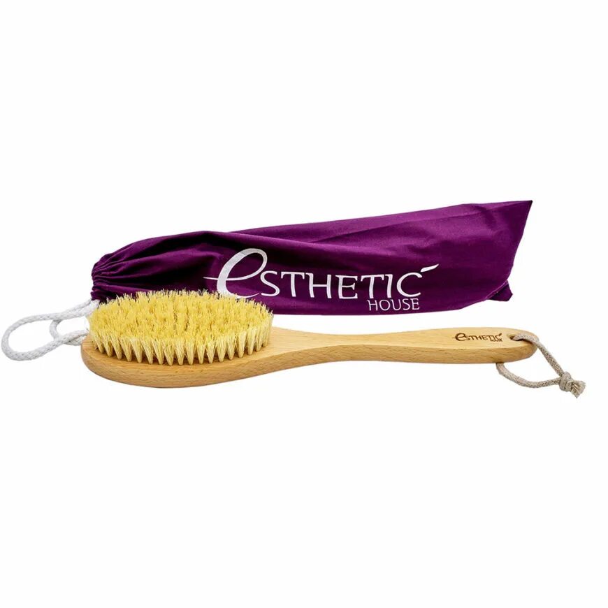 Massage brush. Esthetic House дренажная щетка для сухого массажа 39*8*4,5см. Щетка для сухого массажа Esthetic House. Дренажная щётка для сухого массажа Esthetic House. Esthetic House дренажная щетка для cyxoгo массажа бук/сезаль 39*8*4,5 см.