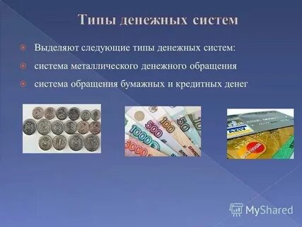 Современное состояние денег