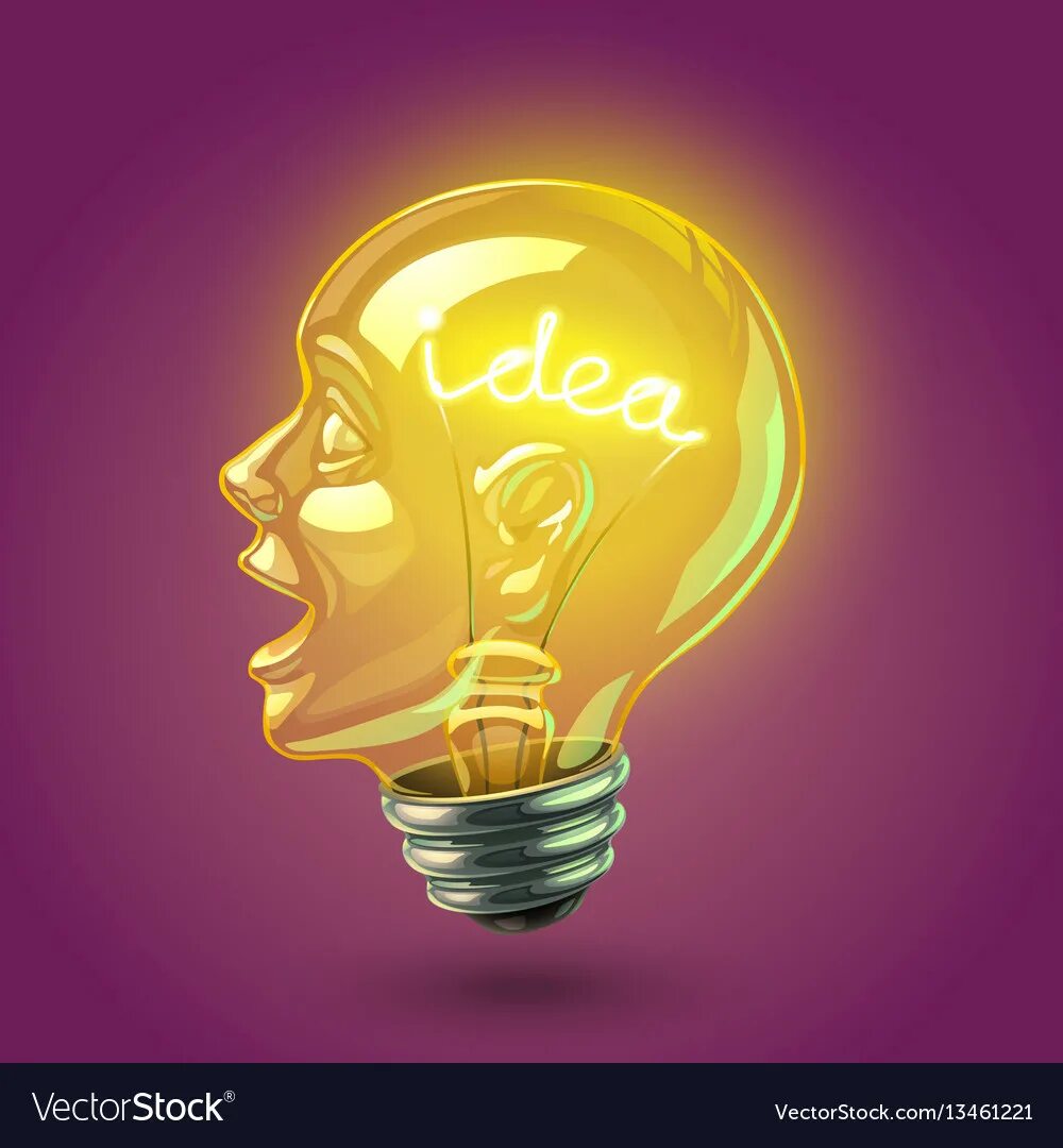 Idea 3. Idea 3. Цветные лампочки арт. Идея клипарт. Лампочка вид сверху.