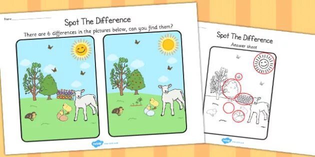There are differences. Spot the difference there is there are. there is there are find the differences. spot the difference spring. find the differences.