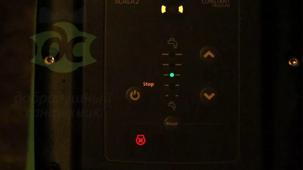 Насос горит красным. Индикаторы grundfos scala 2. панель управления grundfos scala 2. ошибки насоса scala 2. ошибки грюндфос скала 2.