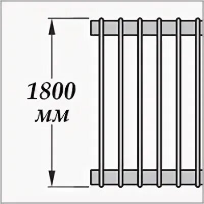 Высота 1800 мм