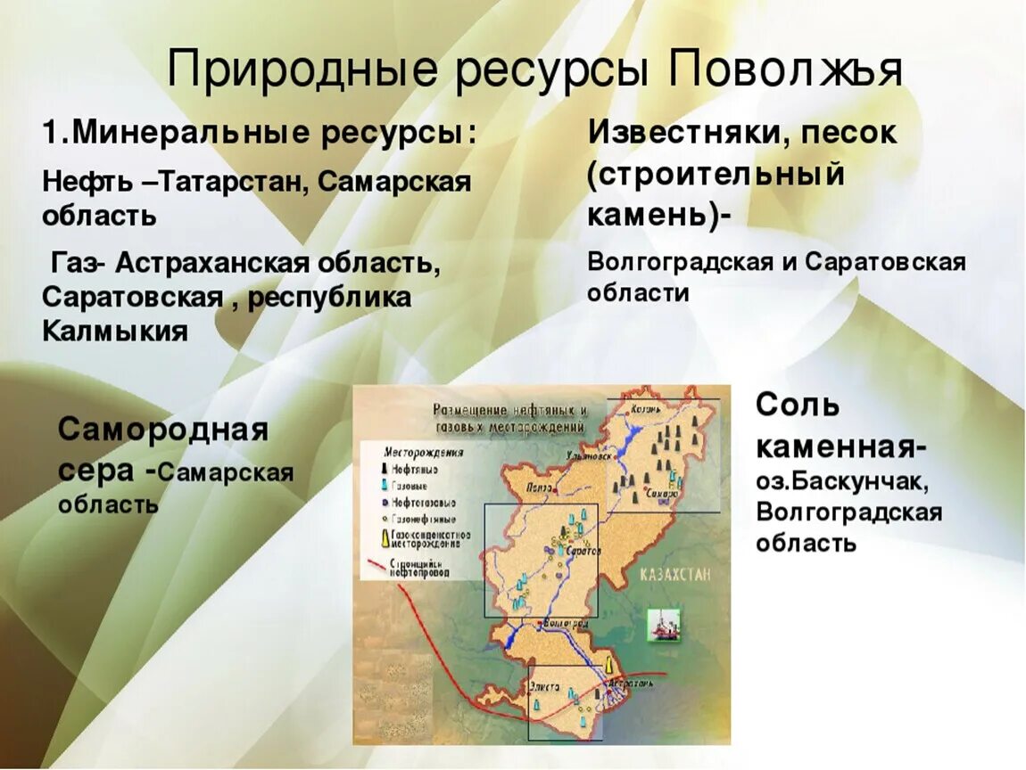 Поволжский район где. Природно ресурсная база Поволжья. Природные ресурсы Поволжья экономического района. Природные ресурсыgjdjk;MZ. Природные условия и ресурсы Поволжья.