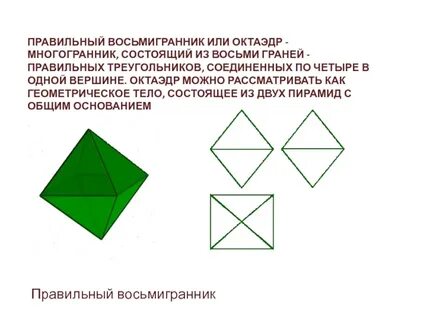 Самый правильный восьмигранник
