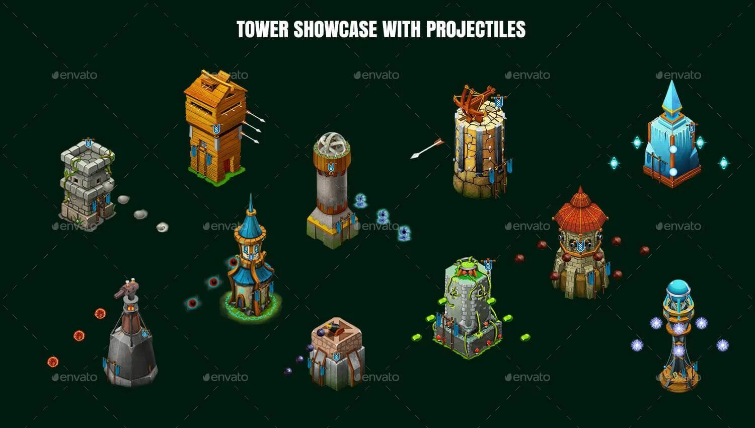 Tower sprites. Изометрический Tower Defense. Спрайт для Tower Defense 2d. Tower Defense 3d изометрия. Спрайт башни для Tower Defense.